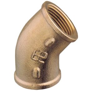 Guidi Bjning 45° ind/ind 2 1/2 bronze