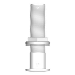 Trudesign Skroggennemfring lang, hvid komposit 1 1/4