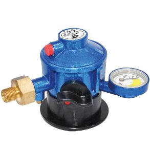 Gas regulator Jumpo click on med manometer og 1/4