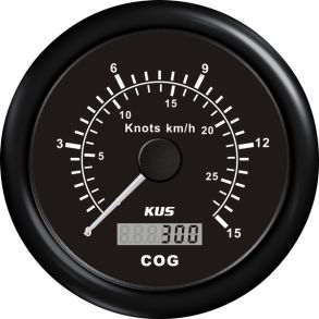 Kus gps speed 0-15knob, sort 12/24v 85
