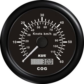 Kus gps speed 0-30knob, sort 12/24v 85