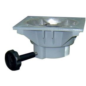 Svirvel topbase til 60mm stolkonsol