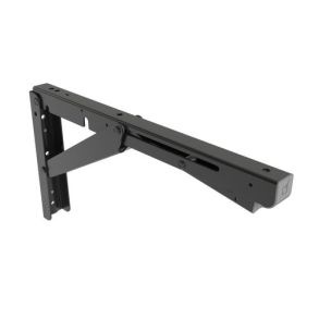 Roca hyldekngt sammenklappelig sort 116x201mm AISI304