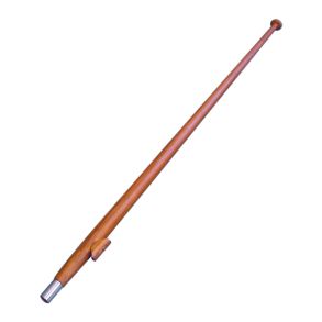 1852 Flagspil i teak 120cm bsning :32mm