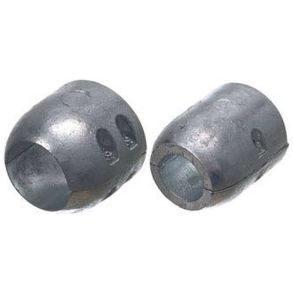 BAC akselanoder bred zink, 55/19mm