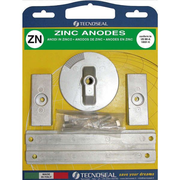 Zink kit mercury verado 4 cyl. - Anoder | Zinkanoder - North Sailing