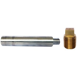 1852 Zinkanode til varmeveksler, 1/4