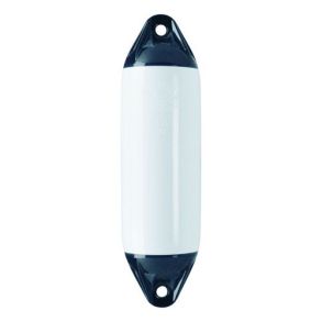 Polyform fender F01 Large hvid/sort top, 130x560mm