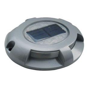 Dock Edge brolys LED med solcelle, hvid lys H-2cm 12,7cm