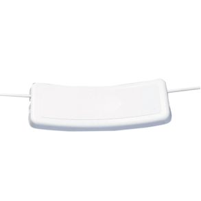 Rygln af polyethylen 38x12 cm. Passer til 6 - 10 mm wire.