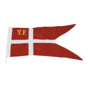 1852 yacht flag med 3mm snor, 92 x 175cm