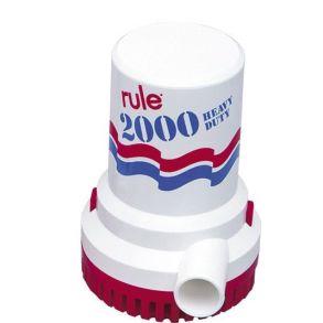 Rule lnsepumper 2000 GPH, 24V