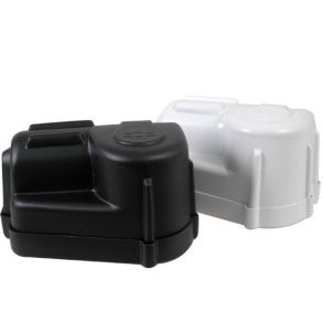 Exalto dksel for viskermotor, sort