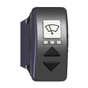 Kontakt m/viskerrobot til 2 motorer, 12/24V