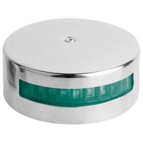 Lanterne LED rustfri stlhus styrbord 2nm / <20 m bd