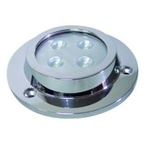 Undervandslys pbygning 8-30V 4 LED bl