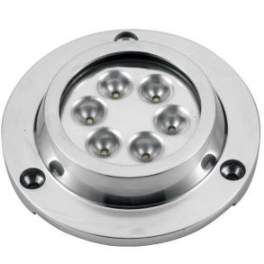 Undervandslys pbygning 14.2W 8-30V 6 LED bl