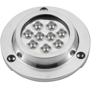Undervandslys pbygning 21.6W 10-30V 9 LED hvid