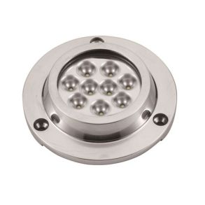 Undervandslys pbygning 21.6W 10-30V 9 LED bl