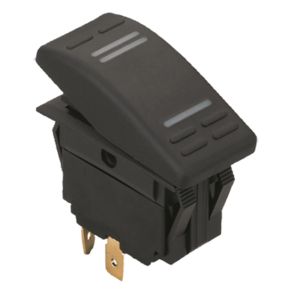 Vandtt kontakt med LED og 4 poler on/off