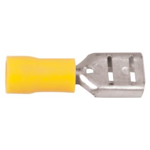 Fladstik hun gul 6.4 x 0.8 mm, 100 stk