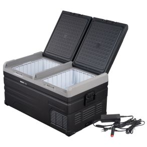 1852 kleboks 95l med kompressor, 2-delt kl/frys 12/24/230v