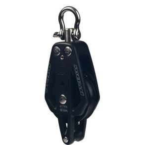 Rutgerson enkeltblok med hundsvot 60mm