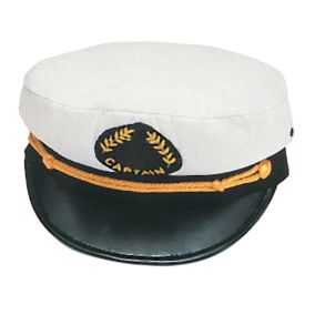 Kaptajnskasket hvid, str 57