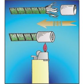 Krympeflex 4cm. 10- 19mm