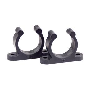 Nylonclips 30mm 2stk med udvendig hul