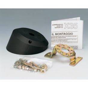 Ultraflex Monteringsflange sort 20°