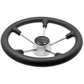 Stlrat AISI 316 stl med sort soft grib 28cm