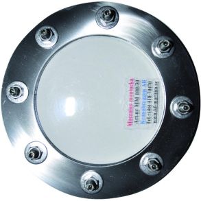 Inspektionsluge m/klar glas til tank, 100/150mm