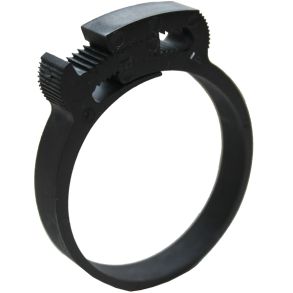 Spndebnd plast 11,1 - 12,9mm sort - 6mm