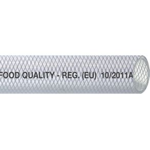 Klar pvc slange krydsvv food quality 6mm, rulle 5m
