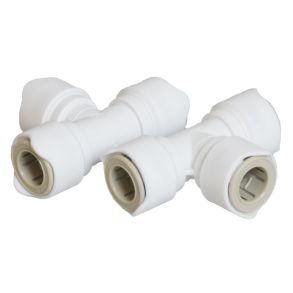 Whale T-kobling 15mm, 2 stk