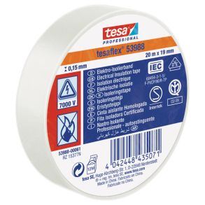 Tesa isoleringstape 19mm, Hvid