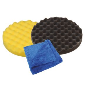 1852 Poleringskit 180mm, rubbing-, voksrondel & klud