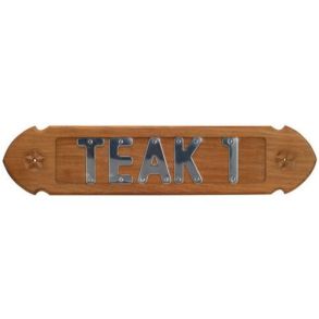 Roca 1 tal 75mm RF til teak skilt