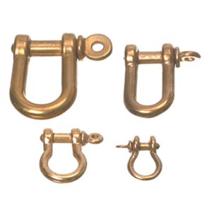 Messing lyre sjkel 5mm 2 stk