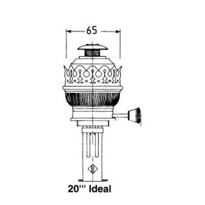 DHR Brnder messing for 20 ideal