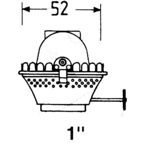 DHR Brnder messing for 1