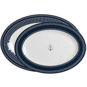 MB Sailor Soul oval serveringsfade 41x29/35x26cm 660g 2st
