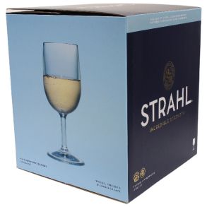 Strahl Vinglas Polycarbonat 245 ml. 4stk i gaveske
