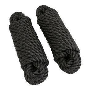 Fortjningsline PP sort 12 mm / 6 meter, 2 stk