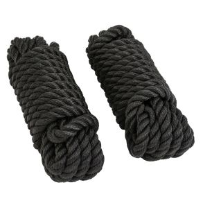 Fortjningsline PP sort 14 mm / 6 meter, 2 stk